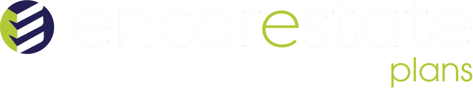Encore Estate Plans - white logo